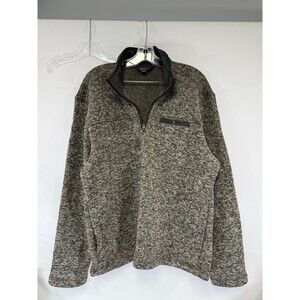 Eddie Bauer Men’s Pullover Size L Heather Brown NWOT